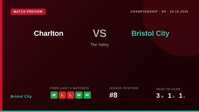 Bristol City travel to Charlton Athletic looking to win consecutive away league games against them for the first time...